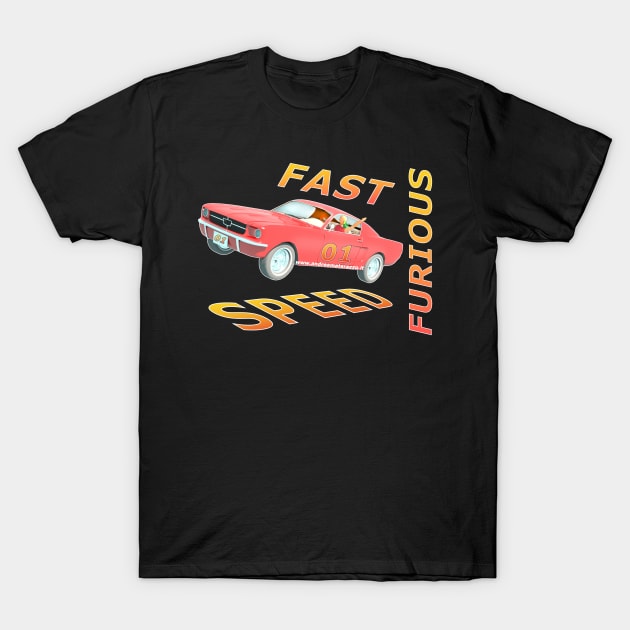 Fast and Speed Furious 01 T-Shirt by Andrea Matarazzo